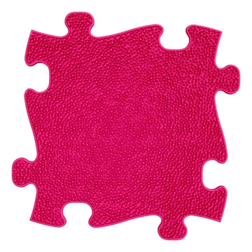 Muffik szenzoros ortopédiai szőnyeg puzzle fű pink- kemény