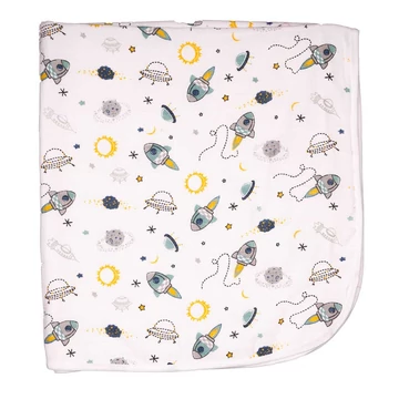 Tetra textil babatakaró 75x80cm - ürhajó mintás