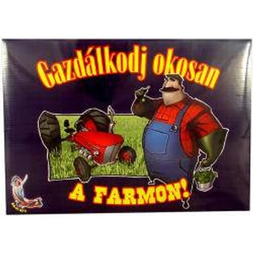 Gazdálkodj okosan a farmon, 36x26 cm dob.