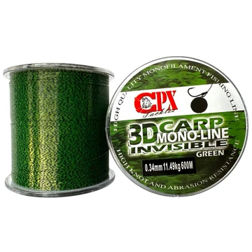 CPX - 3D CARP Line - Green zsinór - 600m - 0,25mm