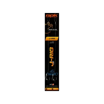 ROK J-RIG Wide Gape - 2db/csomag - előkötött horog -  4 - 0,40mm