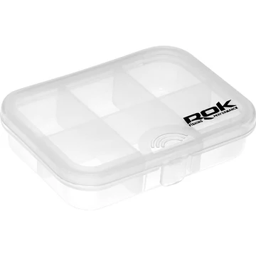 ROK STORAGE BOX XS306 - hat rekeszes mini tároló doboz - 9,1 cm x 6,6 cm x 2,2 cm