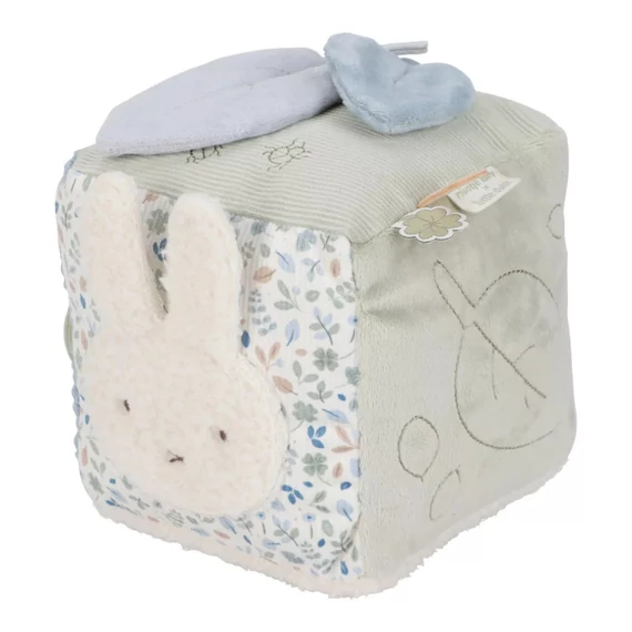 Little Dutch Miffy készségfejlesztő plüss kocka - Lucky Leaves