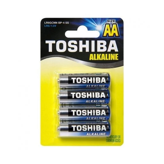 Toshiba High Power alkáli elem AA/4db