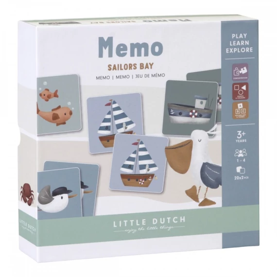 Little Dutch memóriajáték - tengerész