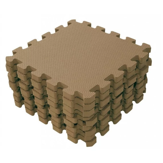 Baby Dan Puzzle habszivacs játszószőnyeg Brown 90x90 cm