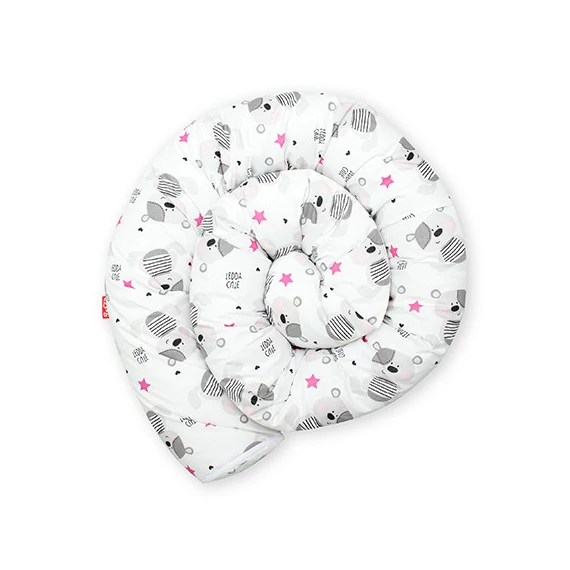 Scamp - Rácsvédő hengerpárna 150 cm /WhiteGreyBears