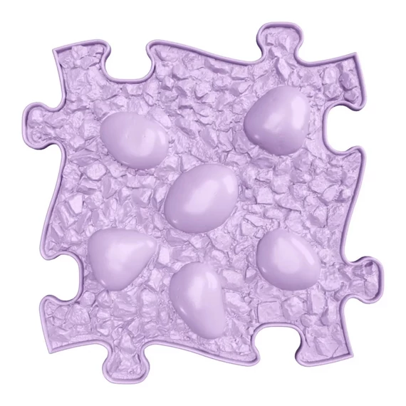 Muffik szenzoros ortopédiai szőnyeg dínó tojás puzzle lila - kemény