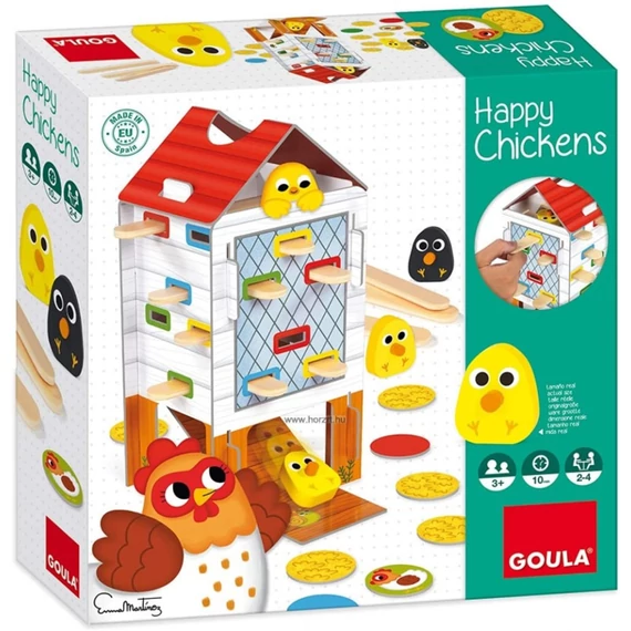 Hape Vidám csibecsúszka - hangulatjavító játék, GOULA