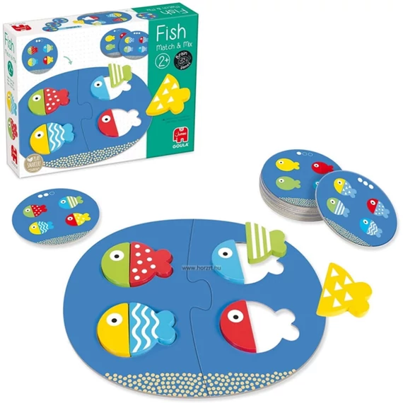 Hape Halacskás szín- és formakereső, GOULA Brain Games - 24 hó+