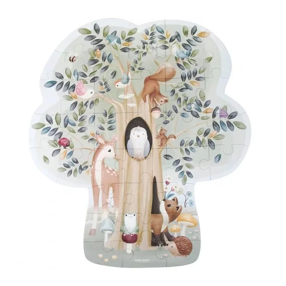 Little Dutch padló puzzle - Forest Friends