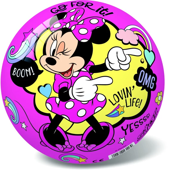 Labda, jogdíjas, Disney, Minnie egér, 23 cm