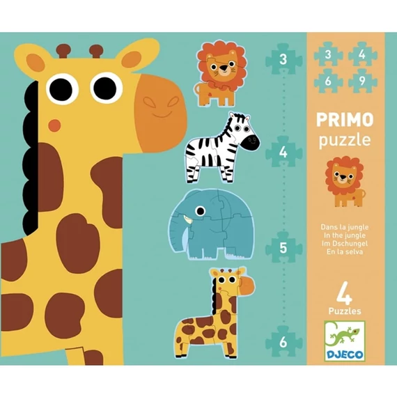 Djeco Primo puzzle- A szavannán