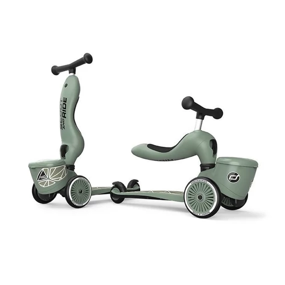 Scoot and Ride Highwaykick 1 Lifestyle 2in1 Kismotor/ Roller- Greenlines