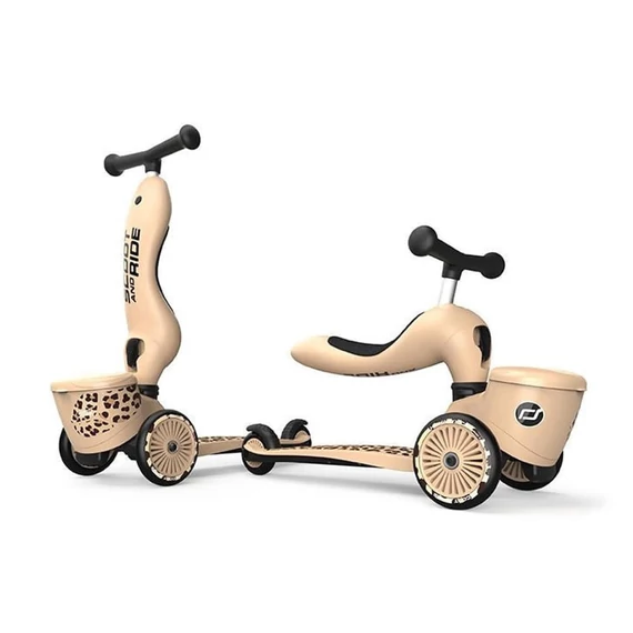 Scoot and Ride Highwaykick 1 Lifestyle 2in1 Kismotor/ Roller- Leopárd