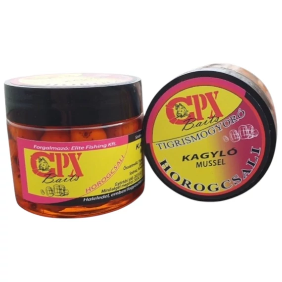 CPX Baits Főtt színezett Large tigrismogyoró horogcsali - Kagyló - 36 gramm -