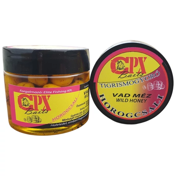 CPX Baits Főtt színezett Large tigrismogyoró horogcsali - Vad Méz - 36 gramm -