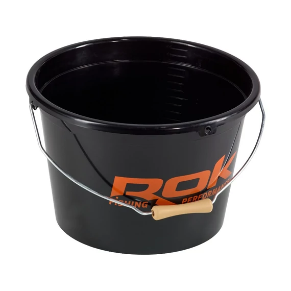 ROK 18 literes csalis vödör (fedél és 5 literes betét nélkül) - BAIT BUCKET - Fekete