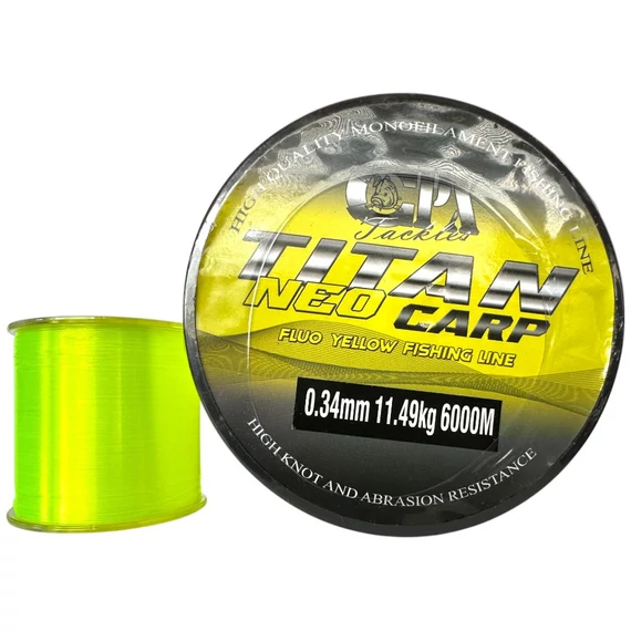 CPX Titan NEO CARP LINE zsinór - Fluo Yellow - 6.000m - 0,25mm