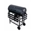 Kép 7/8 - Faszenes kerti BBQ hengeres grillsütő