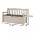 Kép 2/3 - Eden Garden Bench pad és tároló