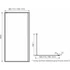 Kép 5/5 - Techno 90x200 cm Walk-in zuhanykabin