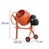 Kép 3/5 - Mixer 140 betonkeverő 140 l