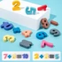 Kép 5/6 - Logaritmikus formabeillesztő és oktató Montessori fajáték