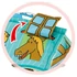 Kép 3/3 - Cangaroo Happy farm játszószőnyeg - Green