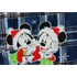 Kép 2/2 - Disney Mickey és Minnie wellsoft takaró kék Karácsony (150x90)