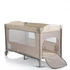 Kép 3/6 - Cangaroo Moni Sleepy multifunkciós utazóágy, emelőbetéttel, kerekekkel - Beige