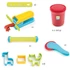 Kép 2/2 - Djeco Gyurmaformázó készlet - Introduction to dough 4 tubs and 21 tools