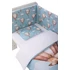 Kép 3/6 - Bubaba 6 részes ágynemű szett- Flying bunny blue