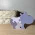 Kép 3/3 - Petu Petu Szilikon formaillesztő Víziló- Lilás árnyalatok