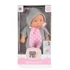Kép 1/3 - Moni Baba 20 cm 6129 szürke/pink