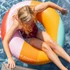 Kép 2/2 - Swim Essentials Úszógumi rainbow 90 Cm
