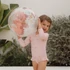 Kép 4/4 - Little Dutch felfújható 3D strandlabda Ocean Dreams pink
