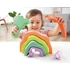 Kép 1/5 - Hape Hape Elefánt piramis - Montessori építő 24 hó+