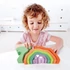 Kép 5/5 - Hape Hape Elefánt piramis - Montessori építő 24 hó+