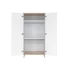 Kép 2/3 - Faktum FLIP White & Oak - 2 osztású szekrény