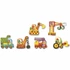 Kép 2/3 - Djeco Párositó puzzle - Munkagépek - Articulo vehicles