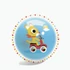 Kép 1/2 - Djeco Gumilabda, ∅ 12 cm - Bájos verseny - Cute race Ball