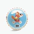 Kép 2/2 - Djeco Gumilabda, ∅ 12 cm - Bájos verseny - Cute race Ball