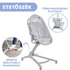Kép 5/9 - Chicco Baby hug air 4in1 bölcső-pihenő-etetőszék-fotel-Stone