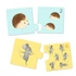Kép 2/2 - Djeco Párosító puzzle - Kié a kölyök, 24 db-os