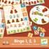 Kép 1/2 - Djeco Fejlesztő játék - Bingó a számokkal - Eduludo Bingo 1, 2, 3 numbers