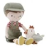 Kép 2/3 - Little Dutch Jim baba tyúkkal 35 cm - Little Farm