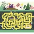 Kép 2/3 - Letörölhető fejtörő feladatkártyák, Játék az állatokkal Auzou