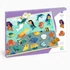 Kép 1/3 - Djeco Formaillesztő, formaberakó - Tengeri alakok - Puzzlo Sea - FSC 100%