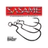 Kép 2/4 - SASAME Ring Rocker Offset speciális horog - Black Nickel - 3/0